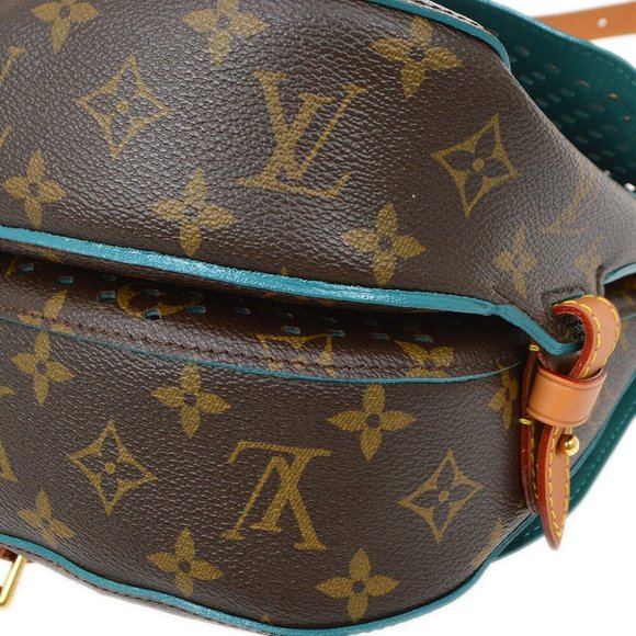 Auth LOUIS VUITTON SAUMUR 30 SHOULDER BAG TJ4181 MONOGRAM PERFORATED - Picture 8 of 9